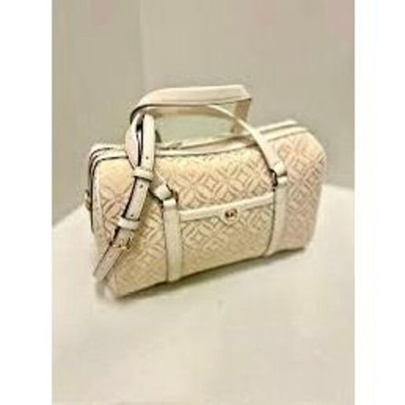 Michael Kors medium logo jacquard duffle bag crossbody •New with tags - Picture 9 of 16